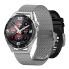 Smartwatch Rubicon RNCE88-3 Srebrny - Czarny Pasek Silikonowy + Srebrna Bransoleta