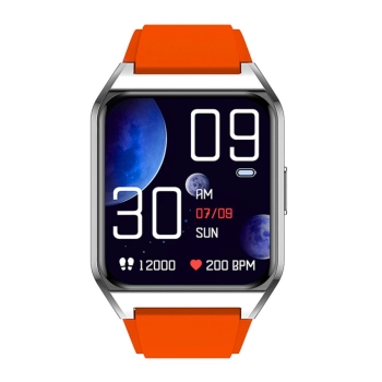 Smartwatch Rubicon RNCE89-2 Srebrno-Pomarańczowy