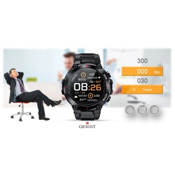 Smartwatch Giewont Pionier GPS GW460-1 - Carbon