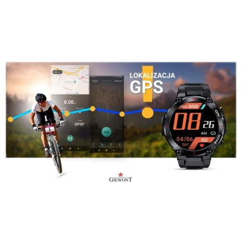 Smartwatch Giewont Pionier GPS GW460-1 - Carbon