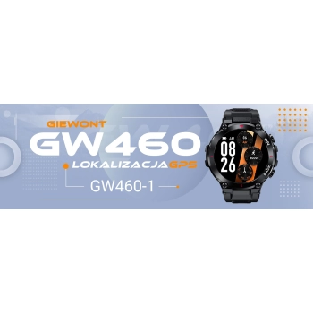 Smartwatch Giewont Pionier GPS GW460-1 - Carbon