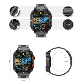 Smartwatch Gravity GT6-2