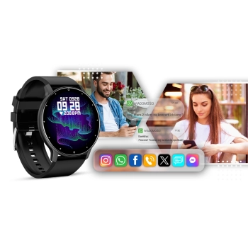 Smartwatch Giewont Sport Around PRO SmartCall GW120-2 PRO - Carbon