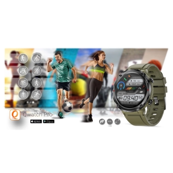 Smartwatch Gravity GT21-7 + Czarny Pasek Silikonowy