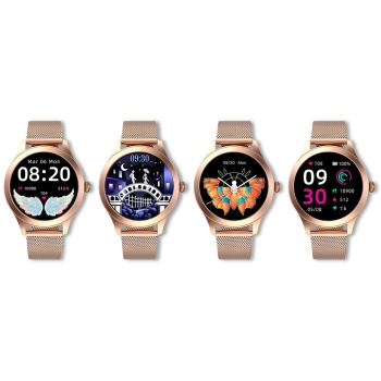 Damski SMARTWATCH G.Rossi SW014G-2 Różowe złoto